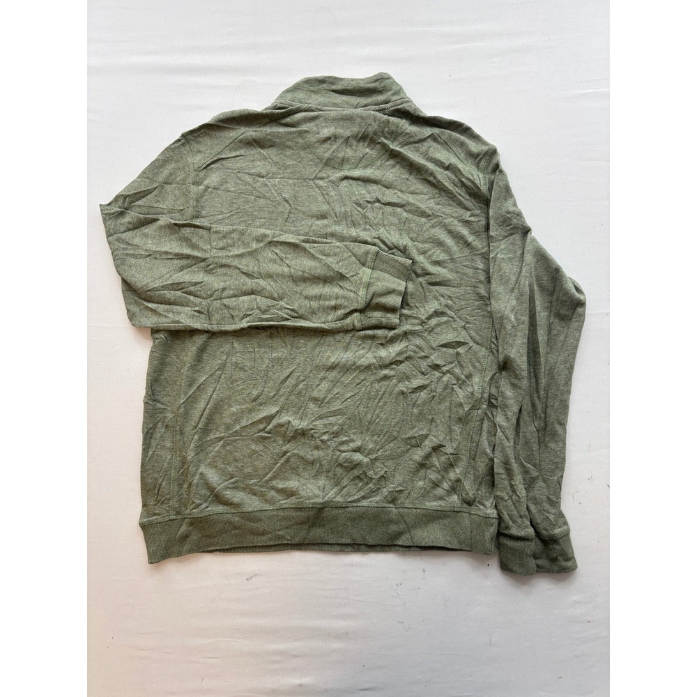 English Laundry Mens Quarter Zip Pullover Sweater Heather Green Large L - Picture 4 of 4